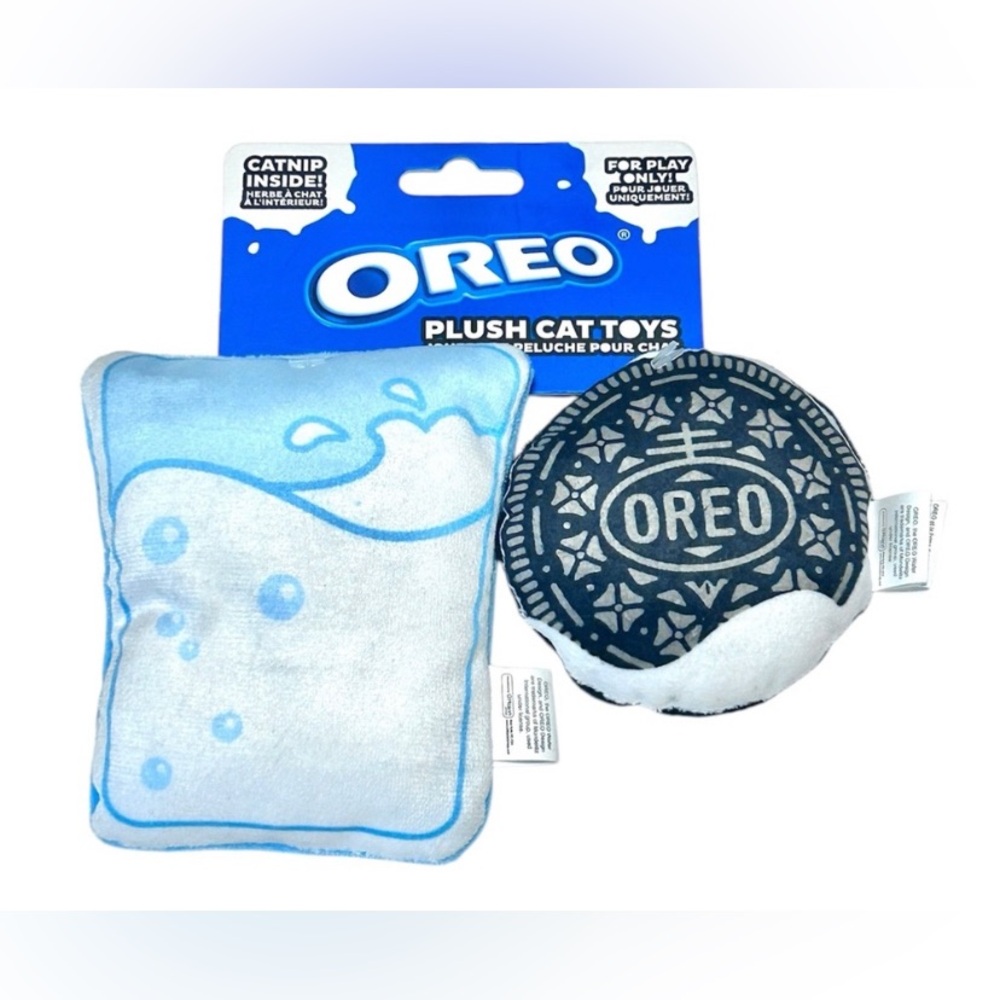 🎁Set of Oreo-themed plush cat toys